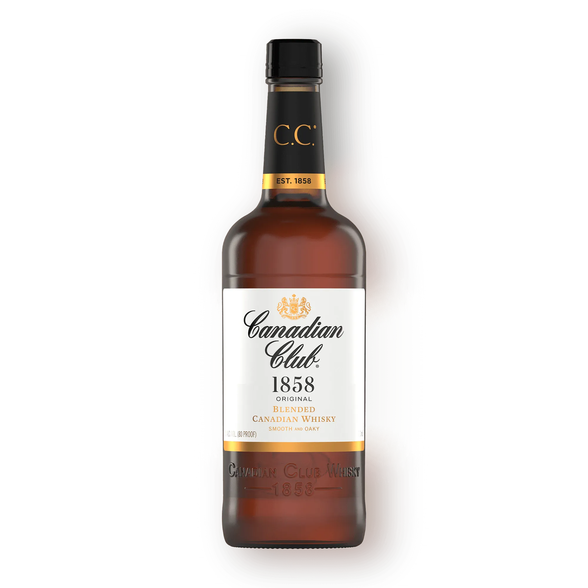  Whisky Bottle1858 Canadian Club 